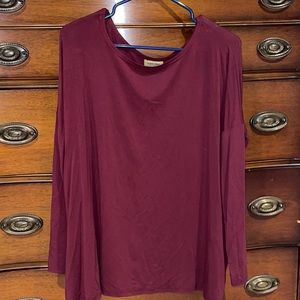 Maroon Piko shirt